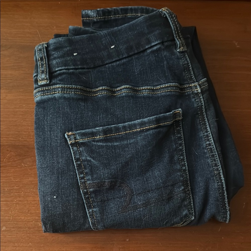 Dark Blue Denim Jeans